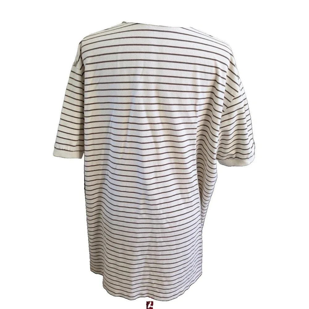 Polo Ralph Lauren Men’s Brown Striped Polo Shirt Size 2XL
